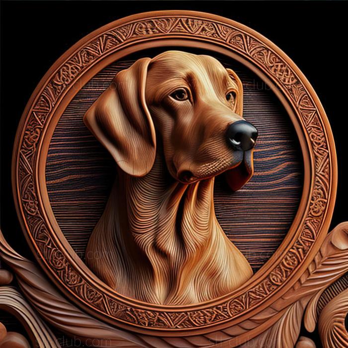 3D model st Transylvanian Hound dog (STL)